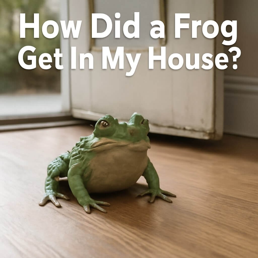 how did a frog get in my house