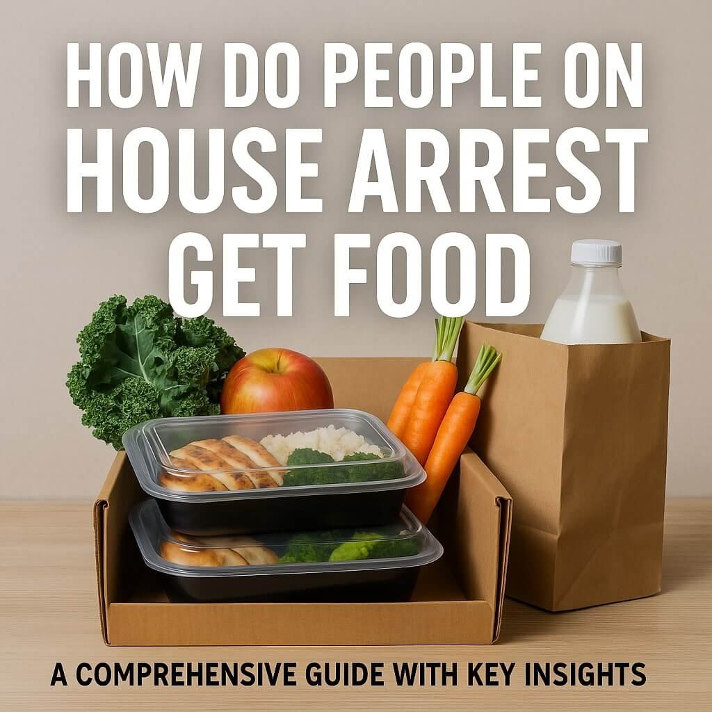 how do people on house arrest get food