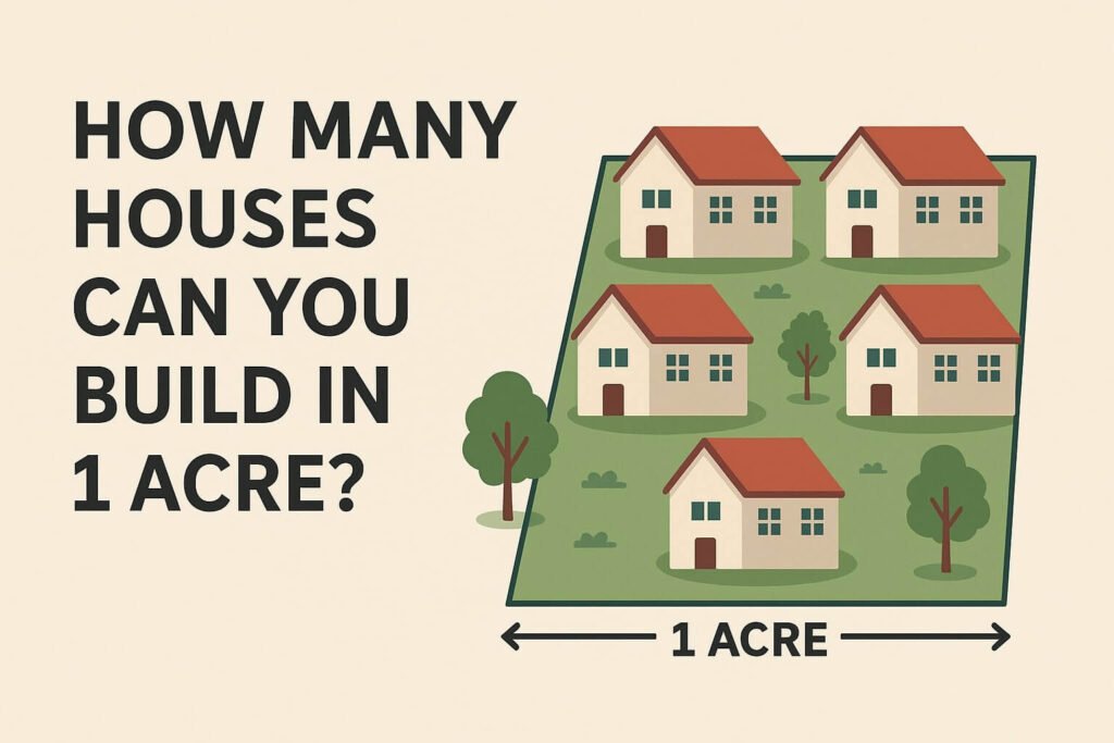 how many houses can you build in 1 acre