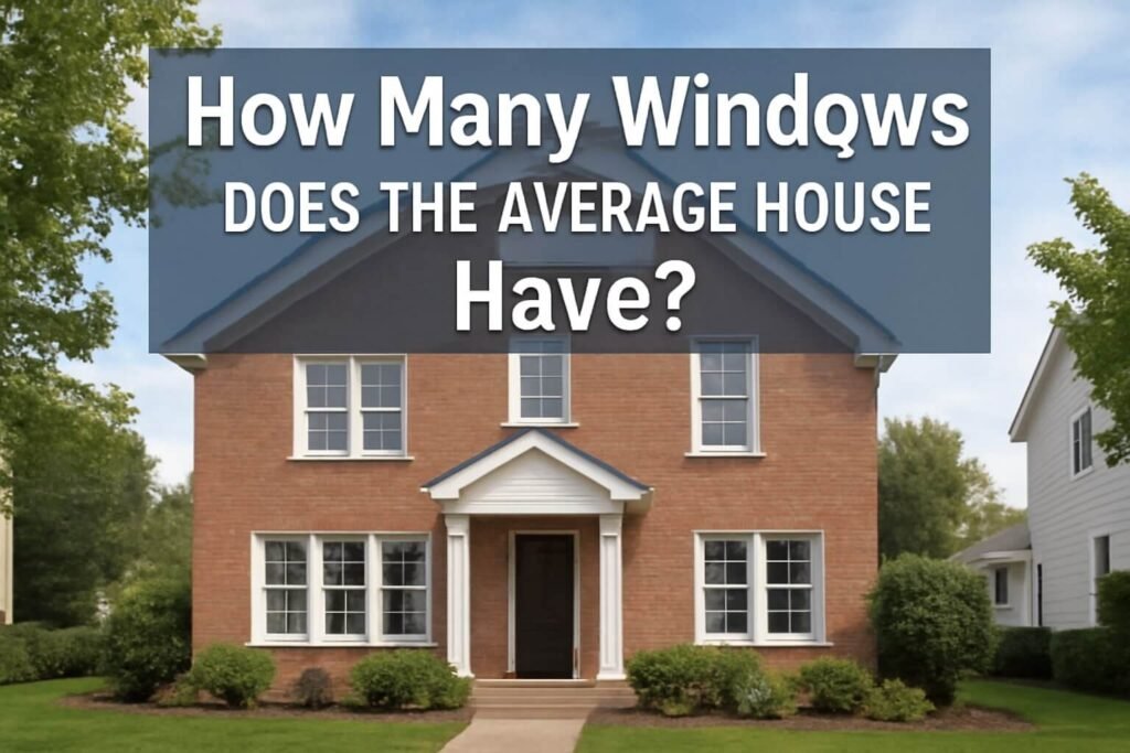 how many windows does the average house have