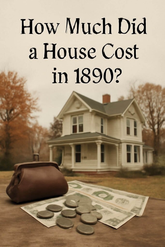 how much did a house cost in 1890