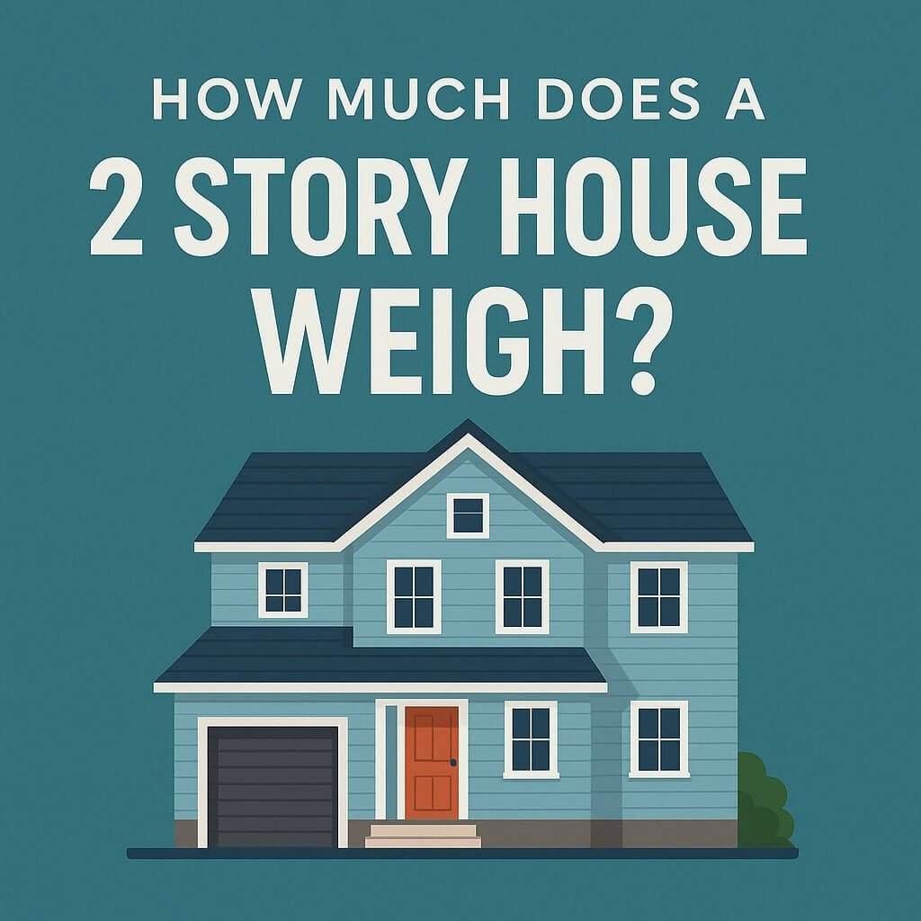 how much does a 2 story house weigh