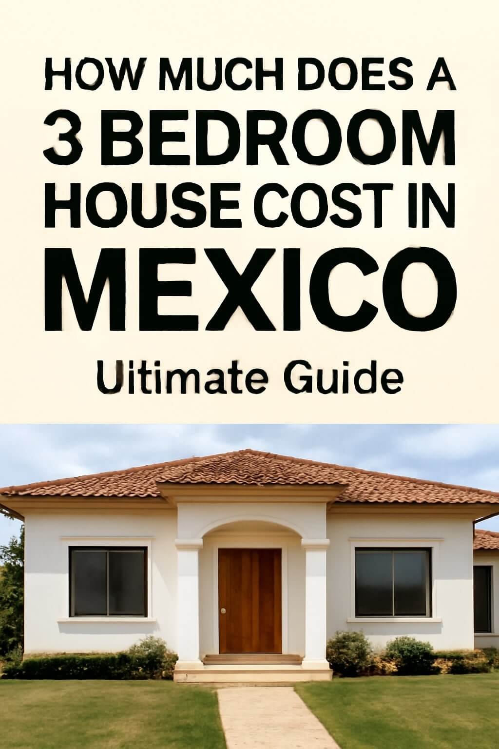 how much does a 3 bedroom house cost in mexico