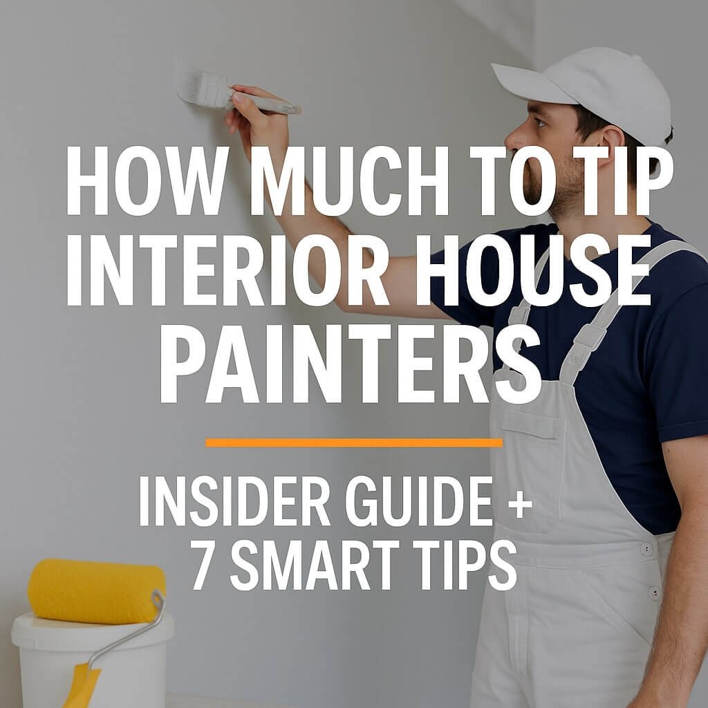 how much to tip interior house painters
