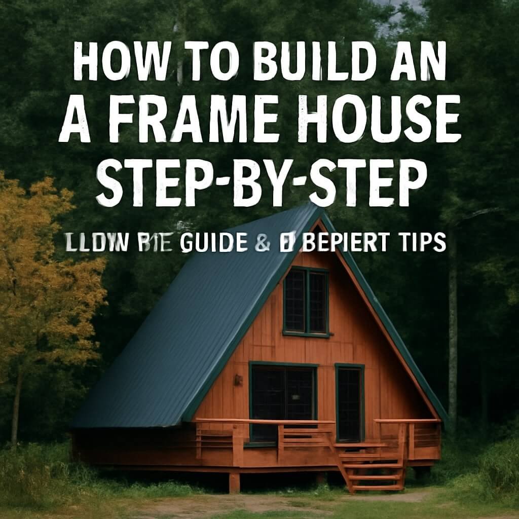 how to build an a frame house step-by-step pdf
