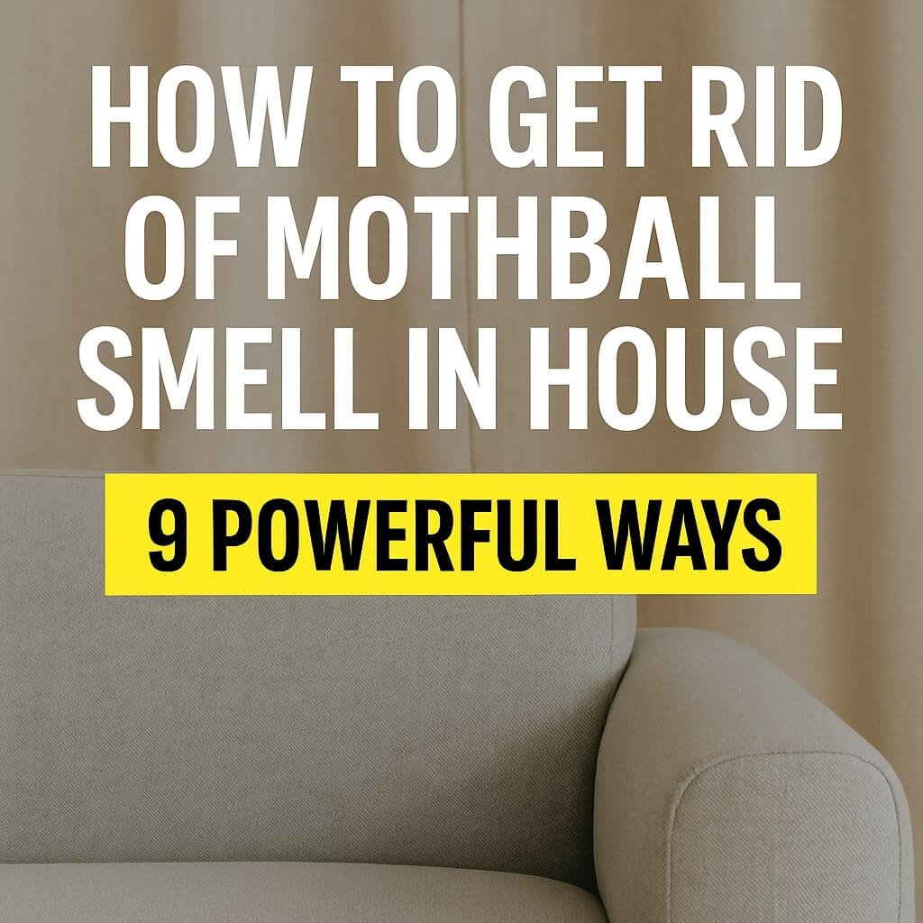 how to get rid of mothball smell in house