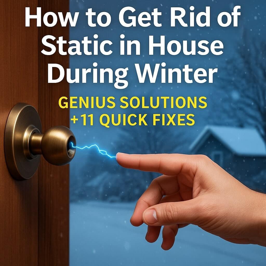 how to get rid of static in house during winter