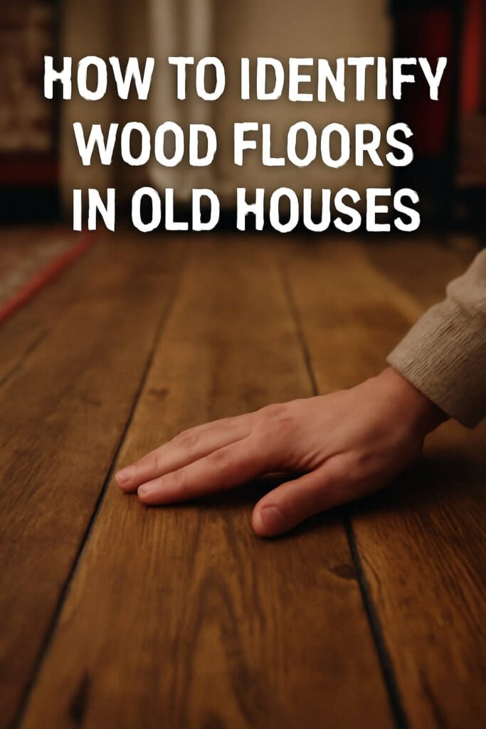 how to identify wood floors in old houses
