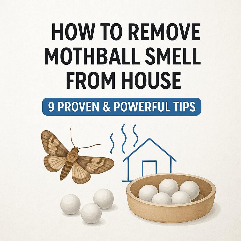 how to remove mothball smell from house