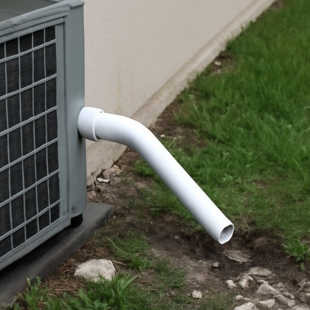 How Far Should AC Drain Line Be From House