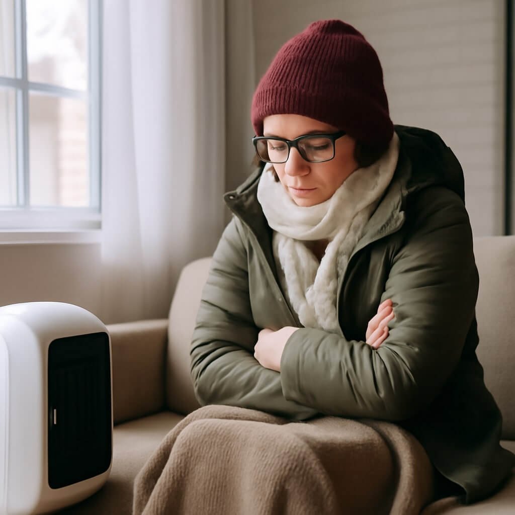 how to keep house warm when furnace breaks