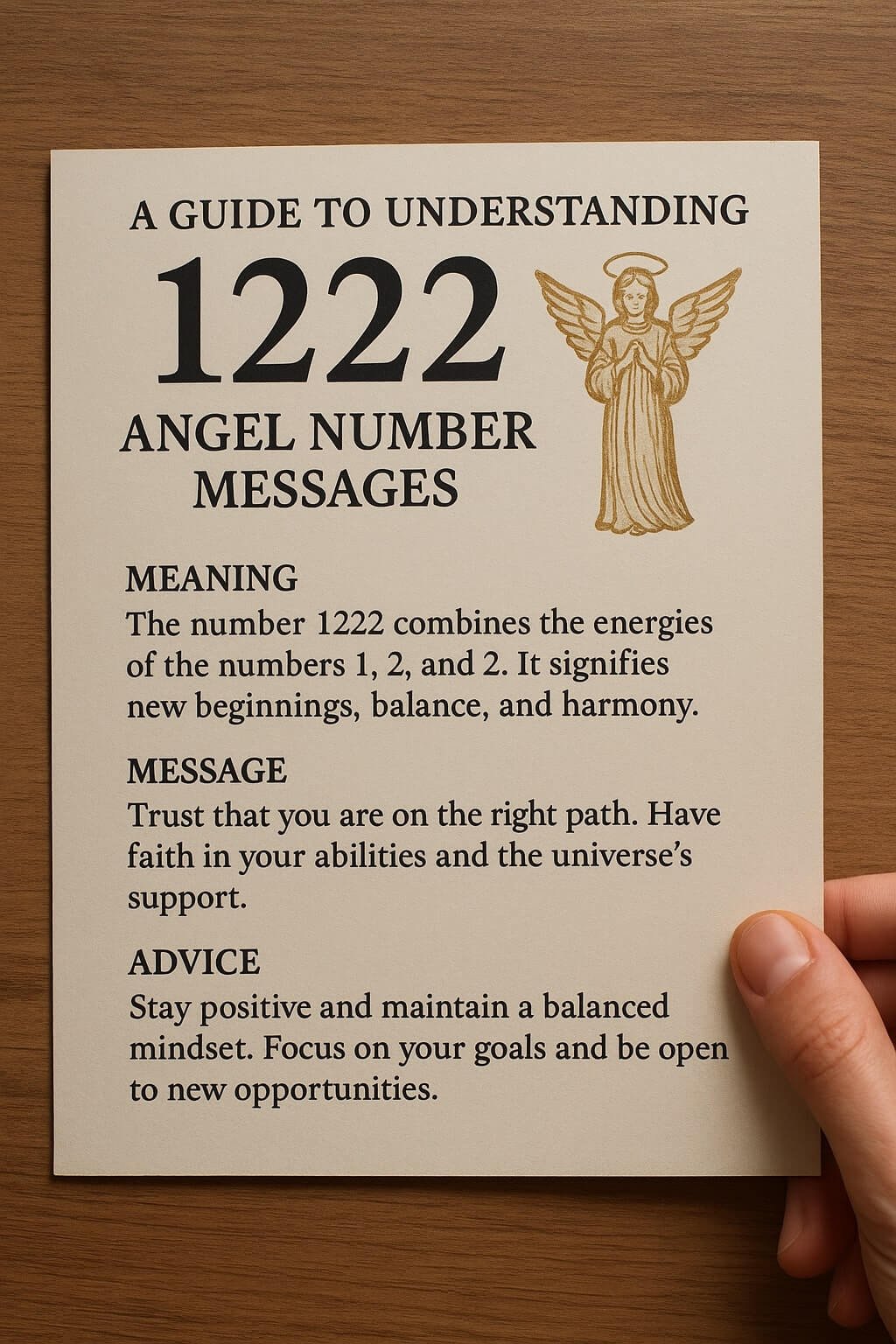 A Guide to Understanding 1222 Angel Number Messages