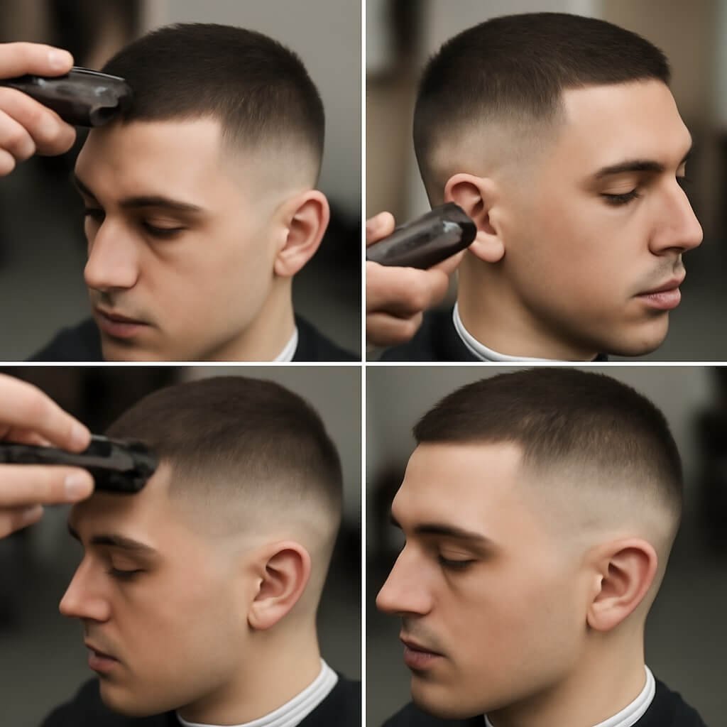 Step-by-Step Guide to a Buzz Cut Low Fade