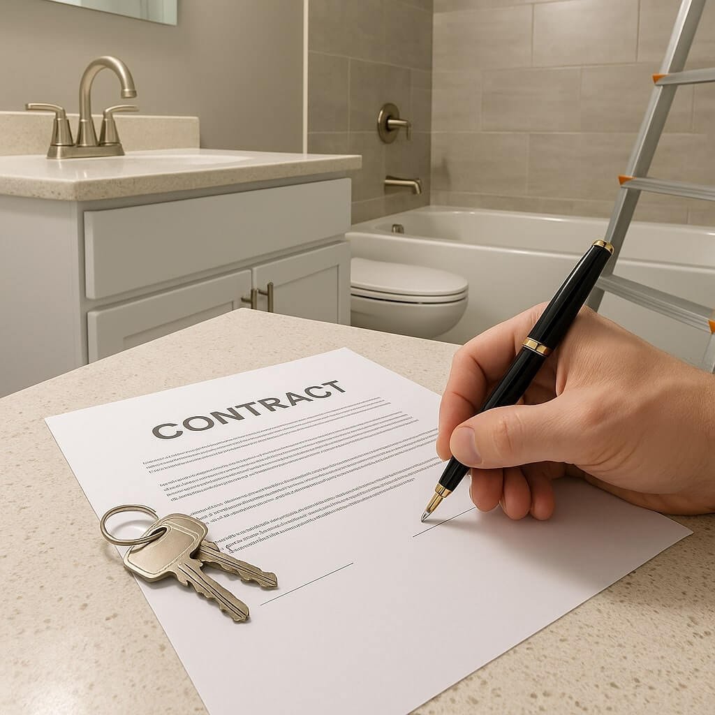 What Makes a Bathroom Remodel Contract Legally Binding