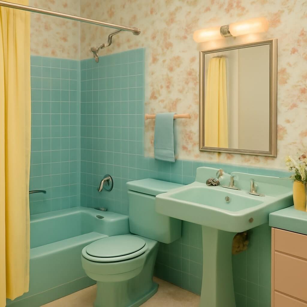 10 Stunning Bathroom Remodel Ideas From the 1950S Youâ€™Ll Love