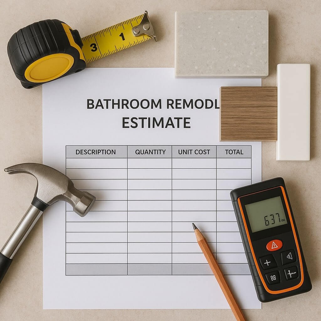 10 Steps to Create a Bathroom Remodel Estimate Template