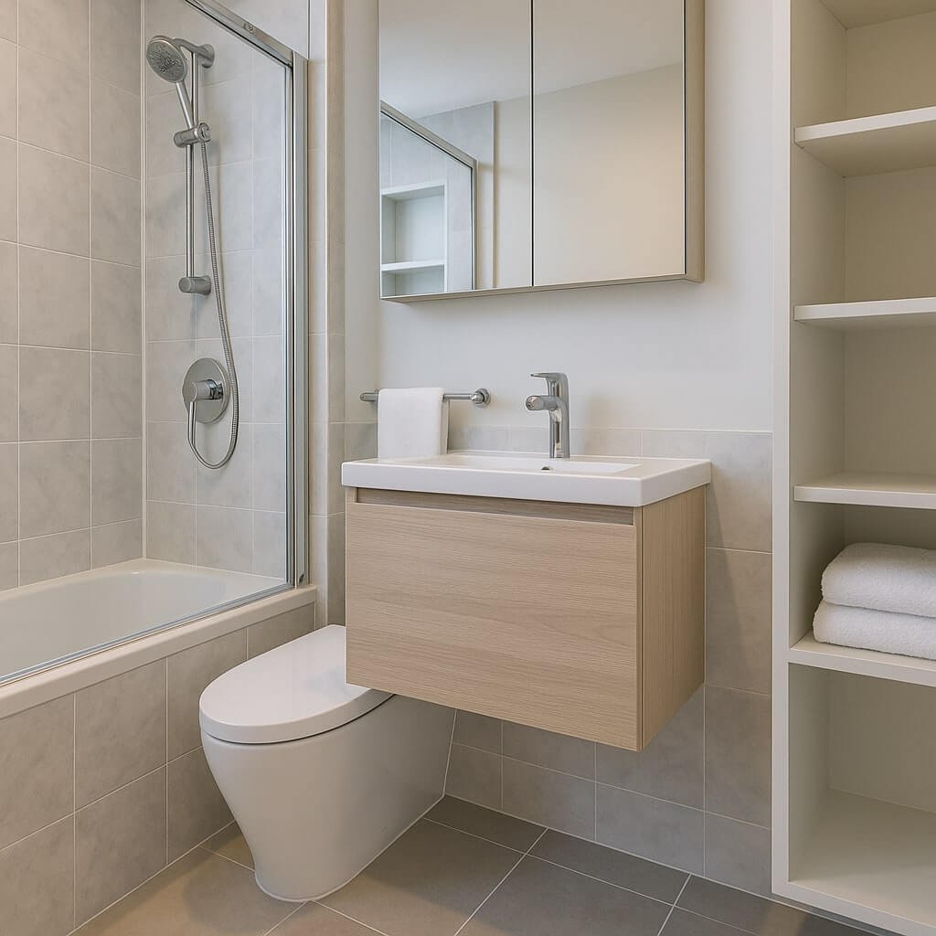 Space-Saving Ideas for Small Master Bathroom Renovations